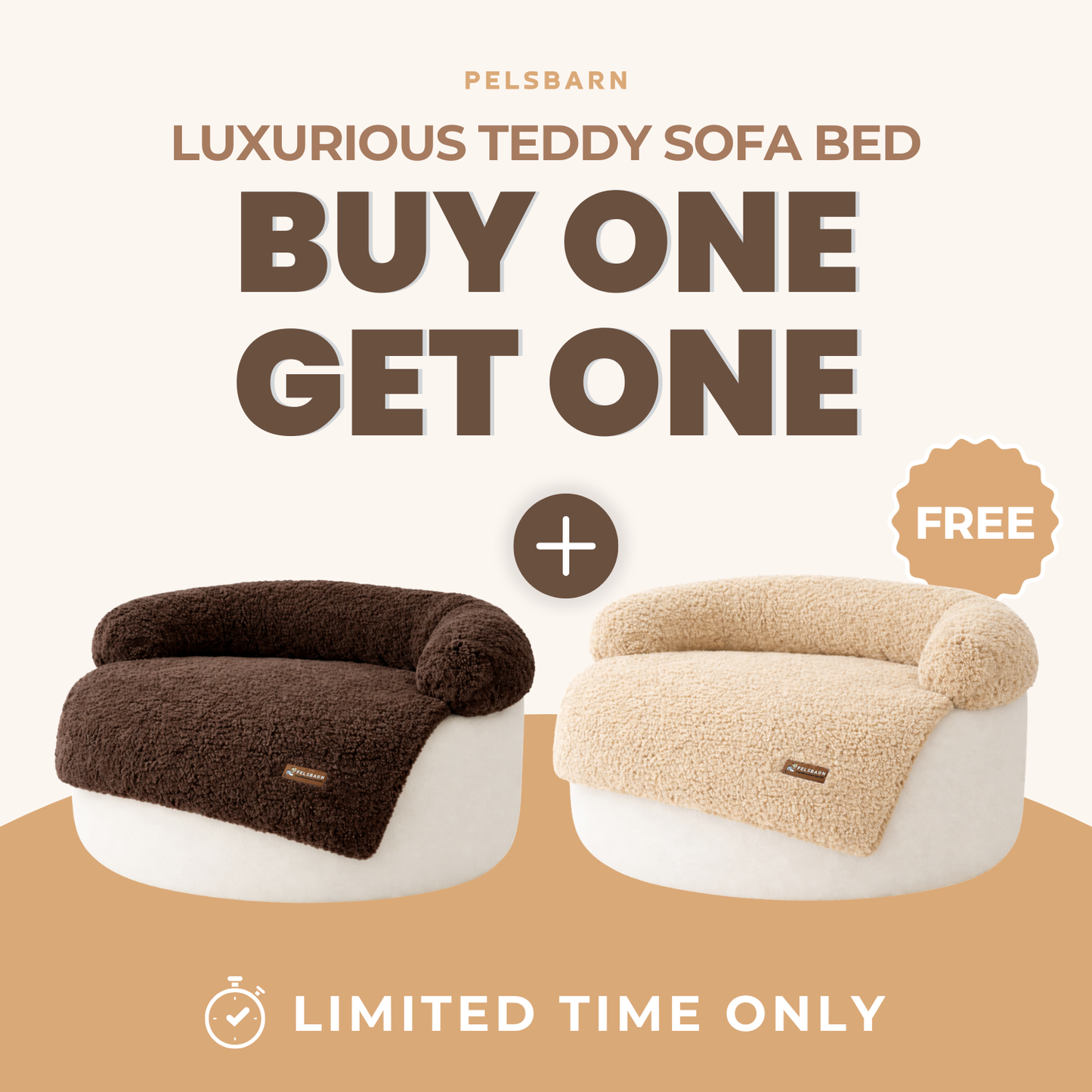 Pelsbarn Teddy Sofa Bed