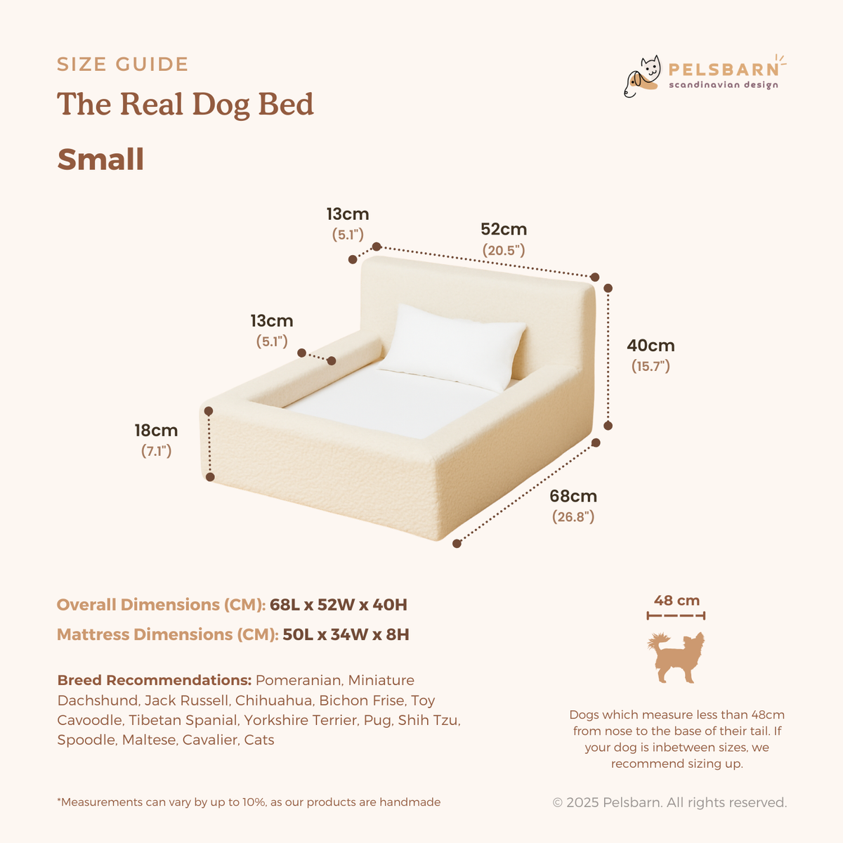 Real Orthopedic Bed for Dogs