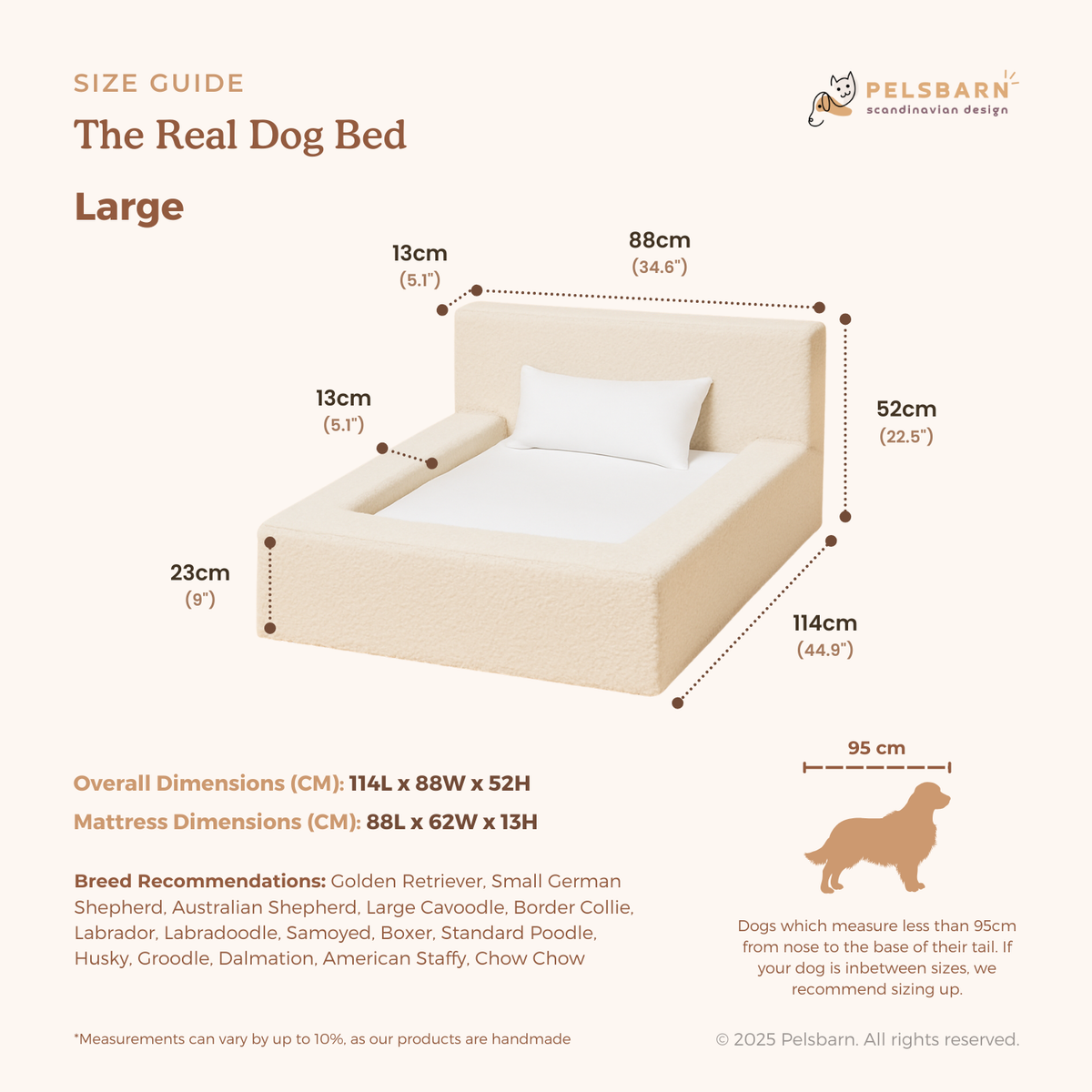 Real Orthopedic Bed for Dogs