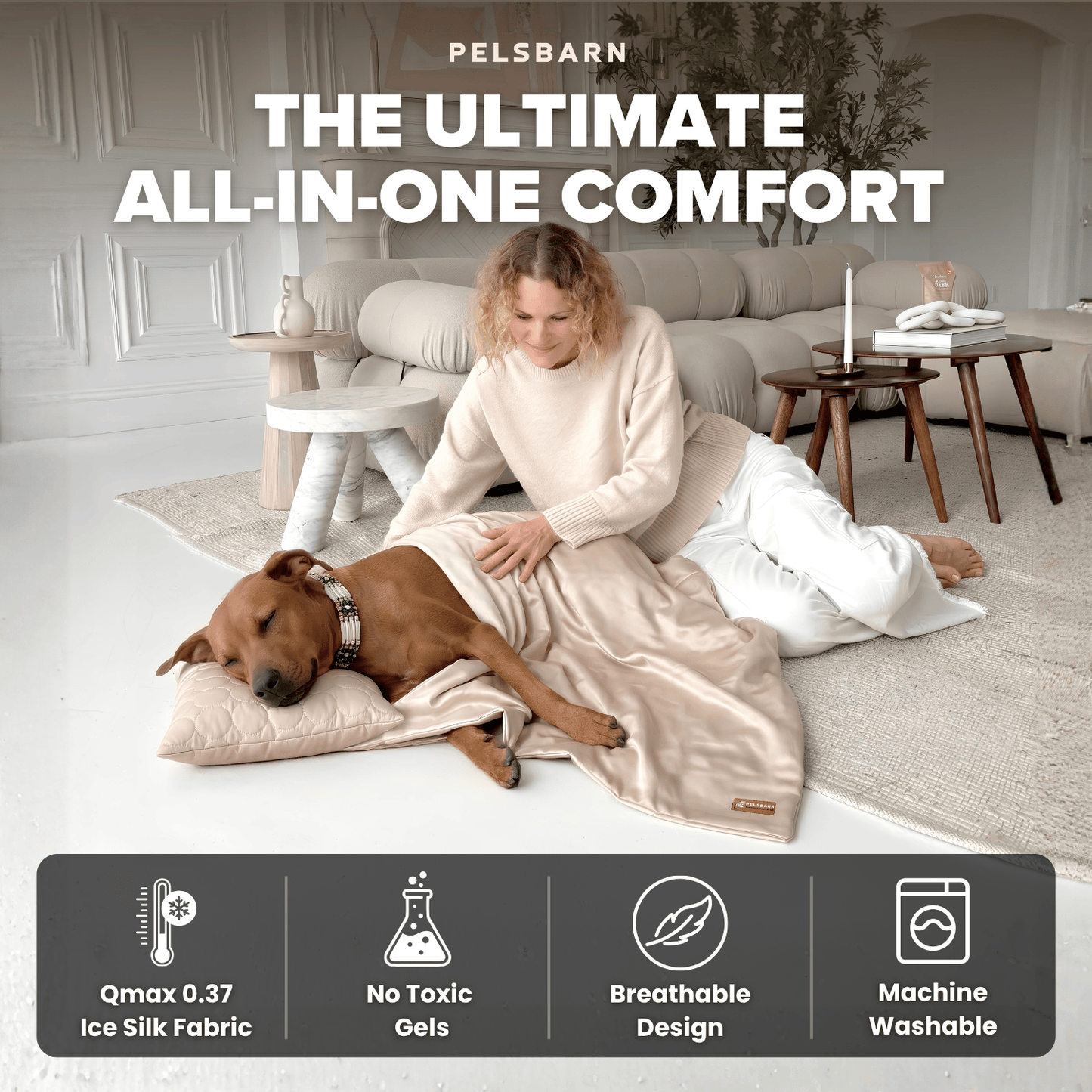 Pelsbarn Cooling Pillow & Sheet