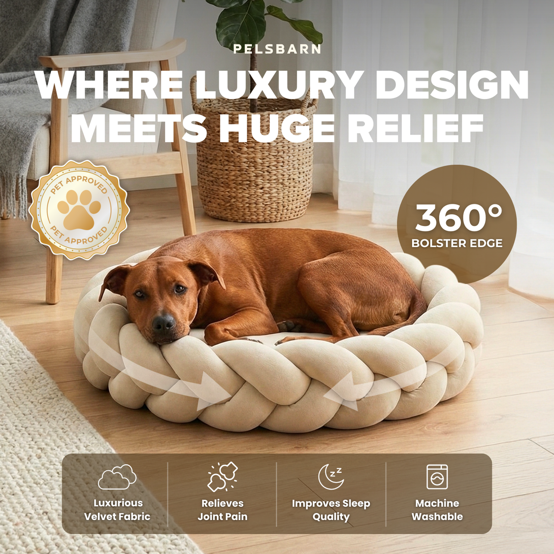 Pelsbarn Luxury Pet Bed