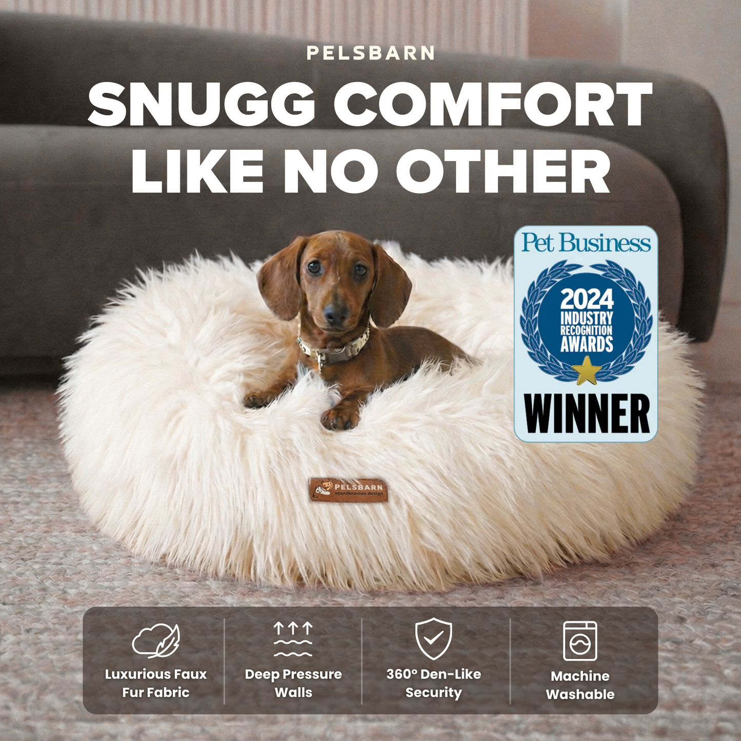 The Snugg Calming Dog Bed (1+1)