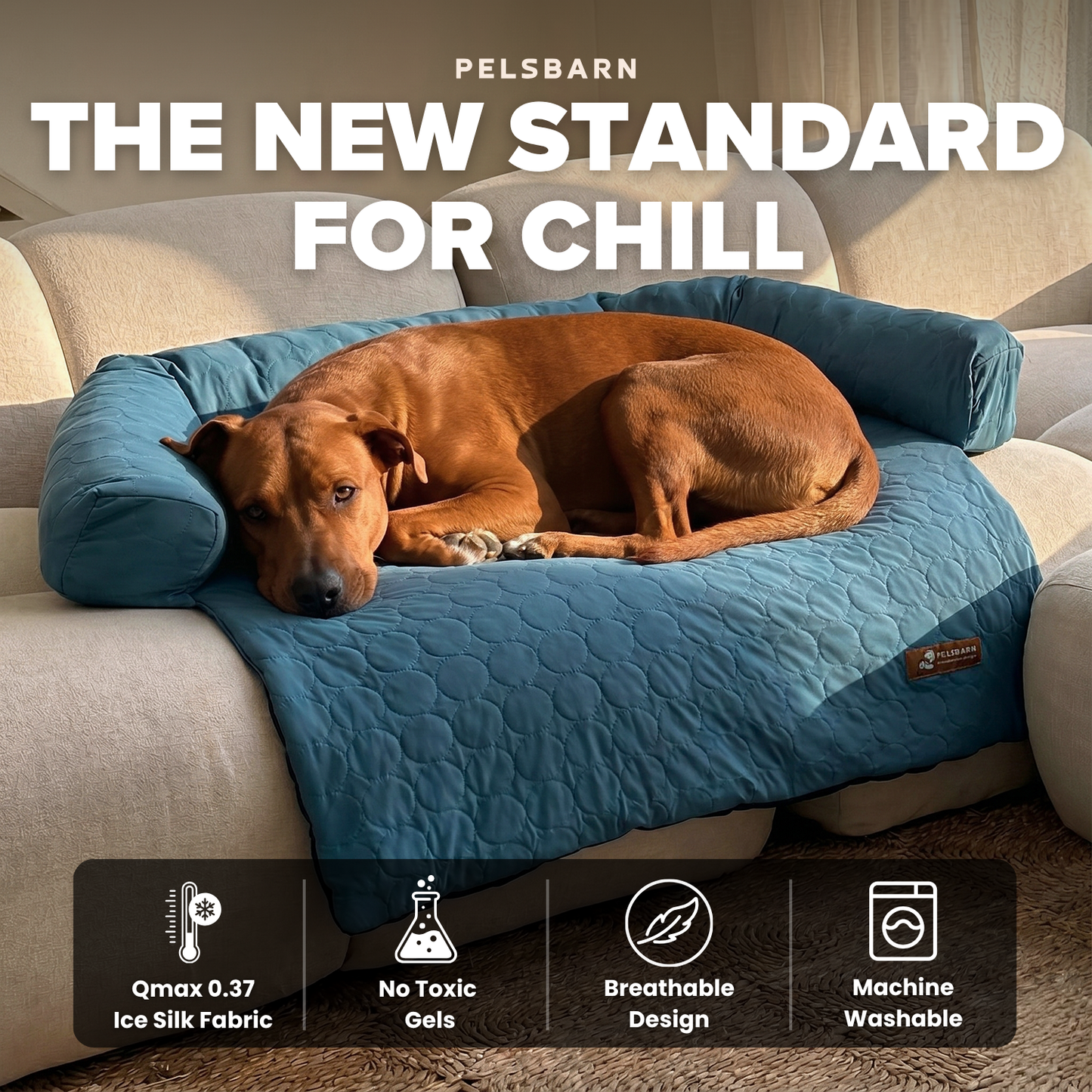 Pelsbarn Cooling Bed (4x more effective)