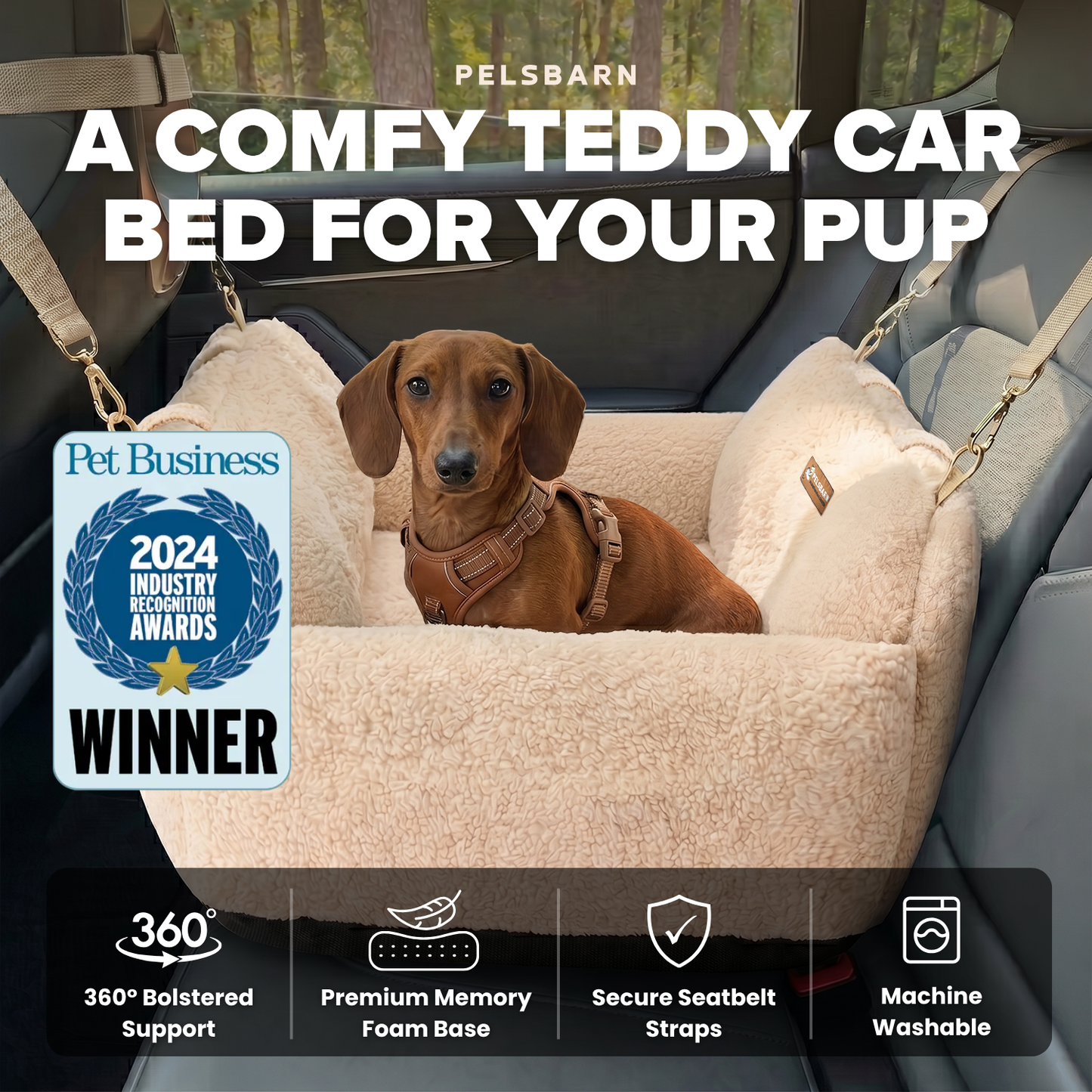 Pelsbarn Teddy Cozy Car Seat