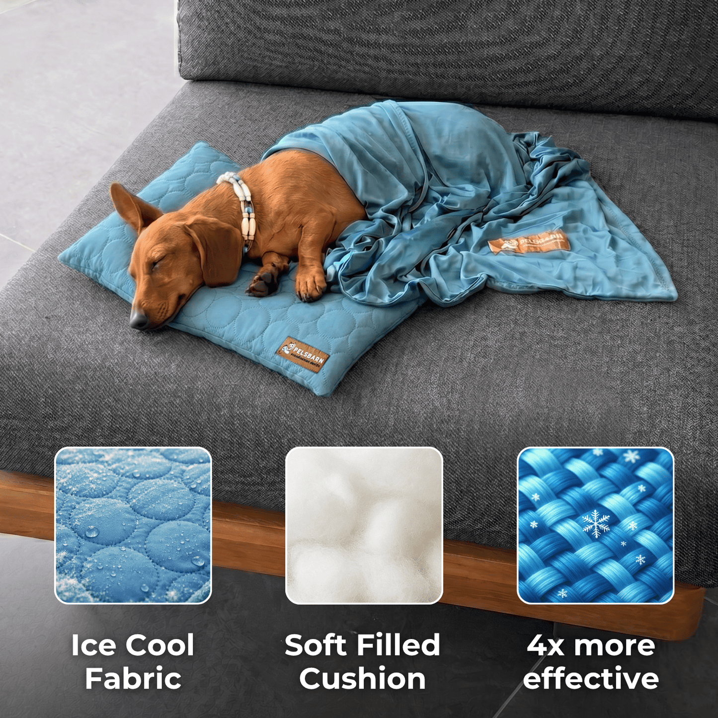 Pelsbarn Cooling Pillow & Sheet