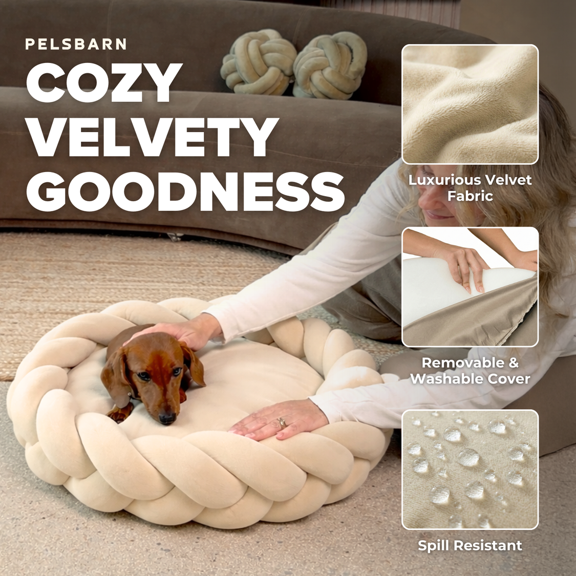 Pelsbarn Luxury Pet Bed