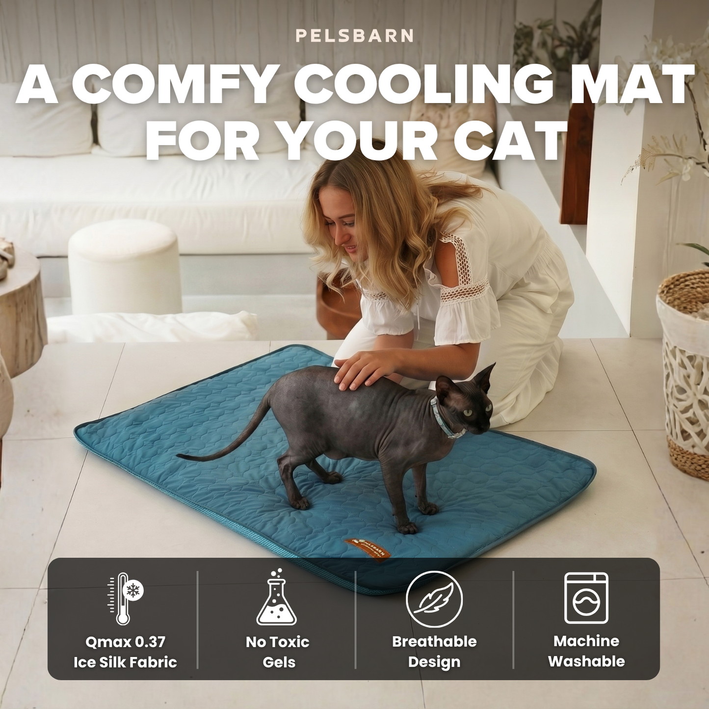 Pelsbarn Cooling Mat for Cats