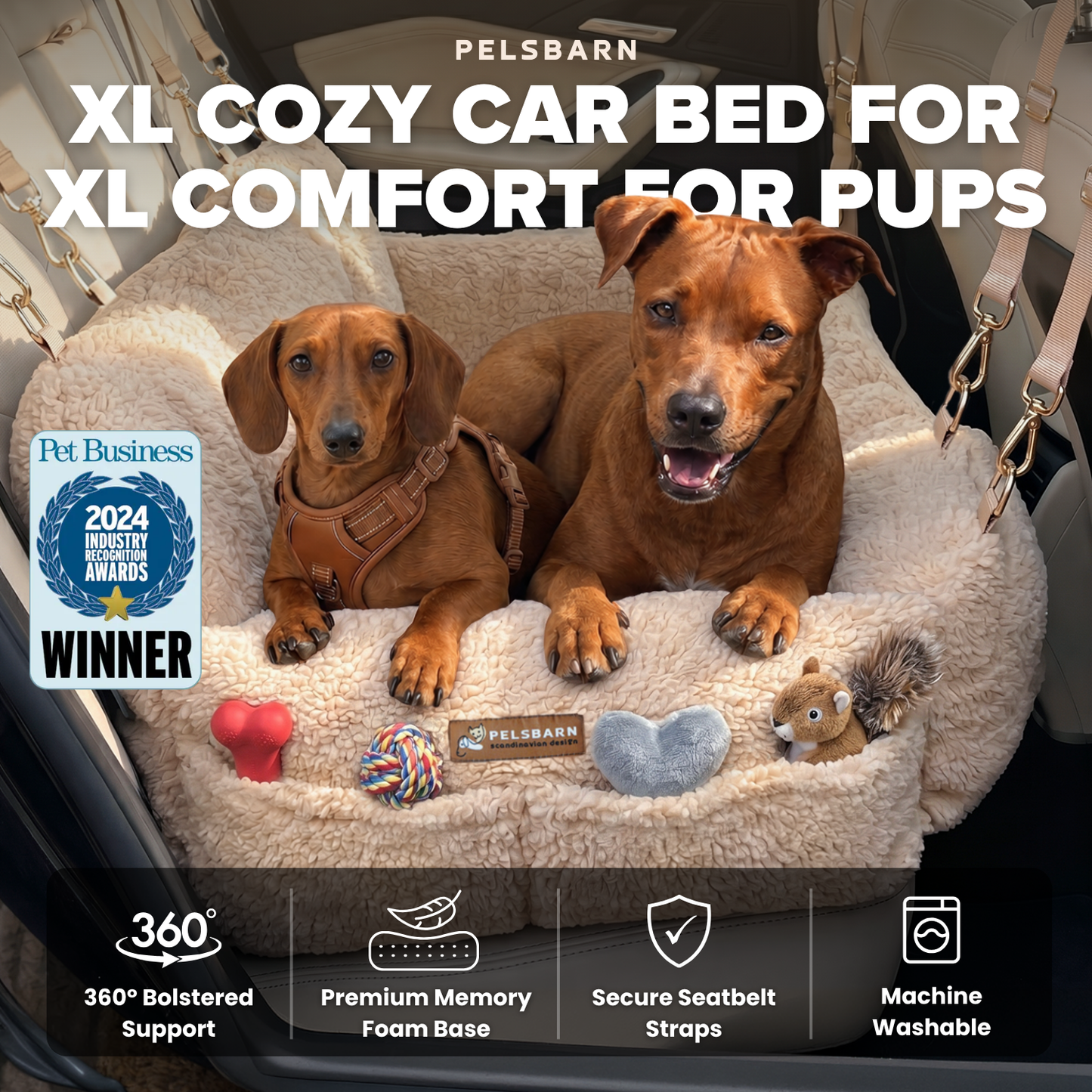 Pelsbarn Cozy Car Seat XL