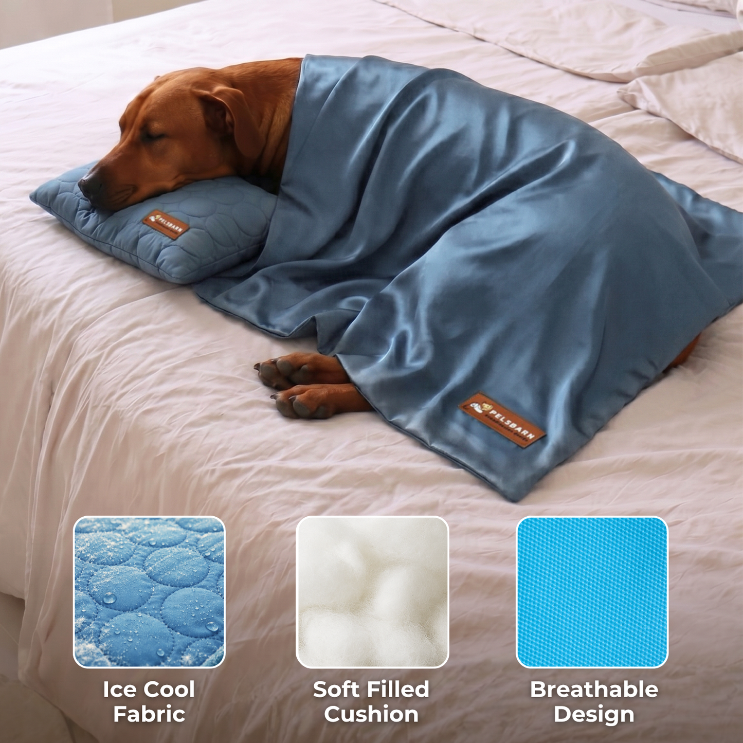 Pelsbarn Cooling Pillow + Sheet Bundle