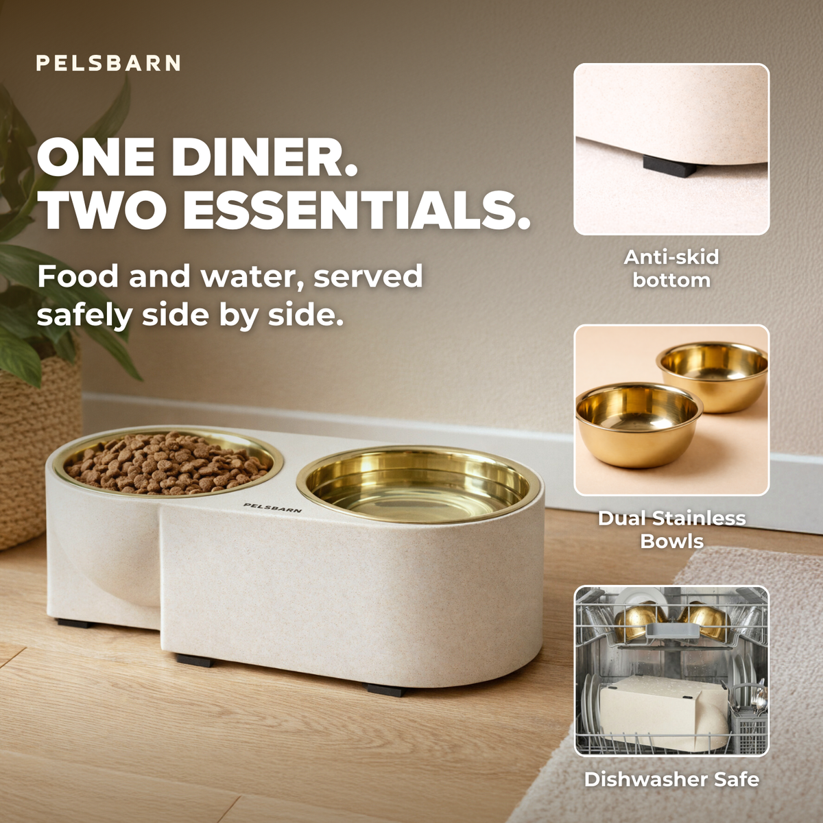 Dual Dinner Bowl