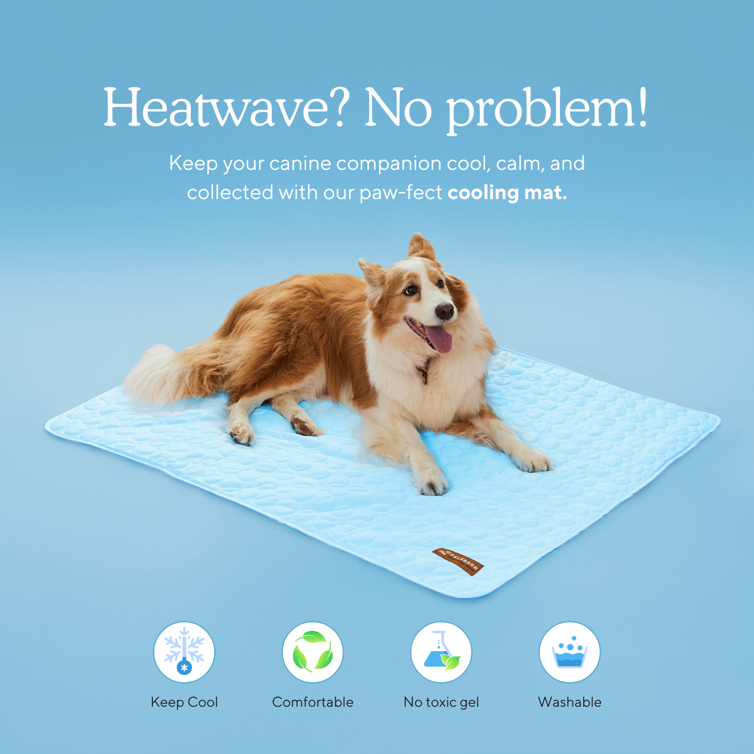 Pelsbarn Cooling Mat 4x more effective