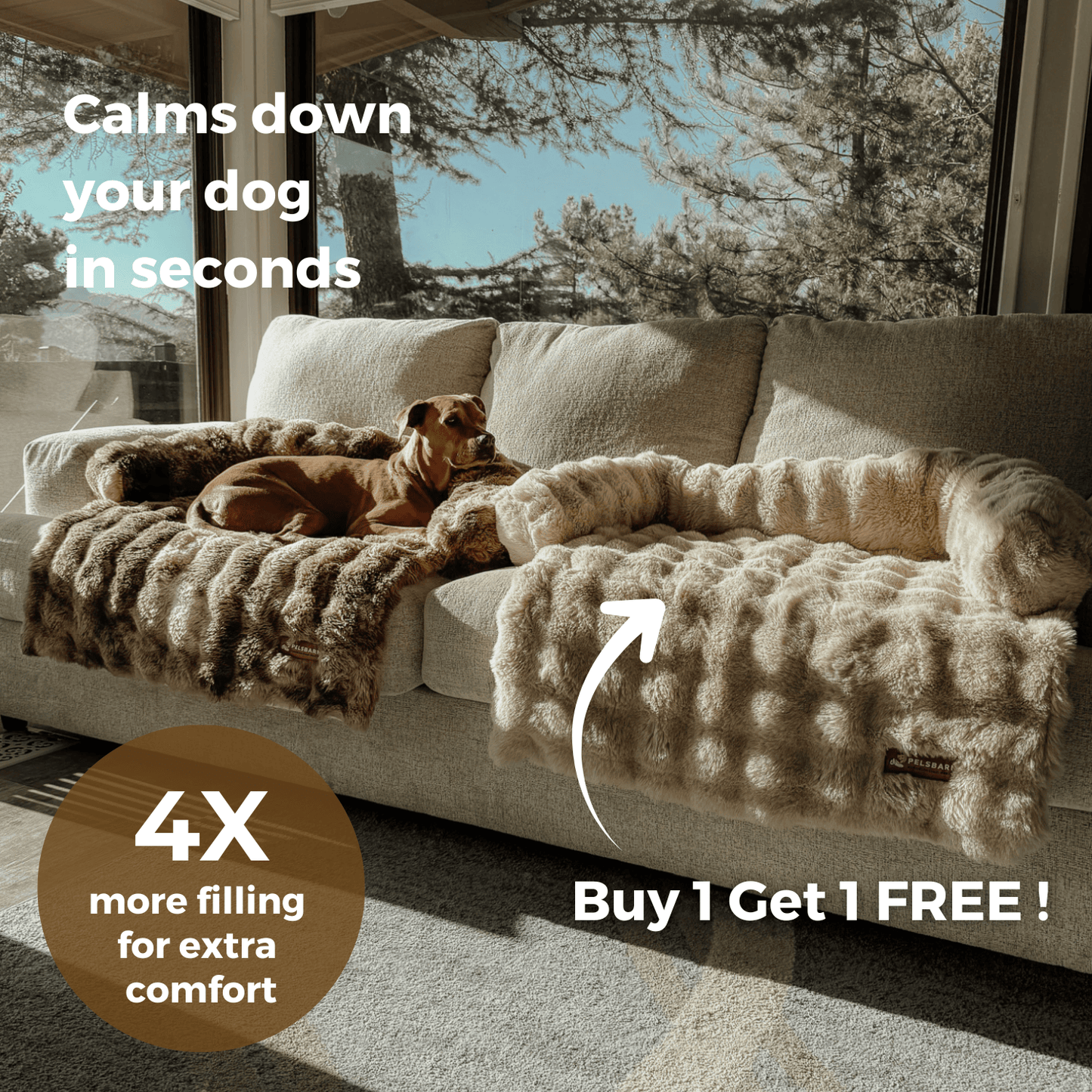 Pelsbarn Luxurious Sofa Bed ( 1+1 )